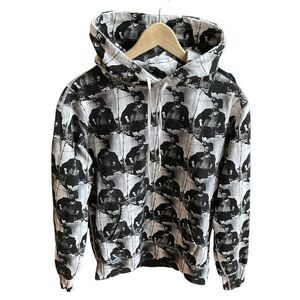 Devil Nut Men's Photo‎ Novelty Print Hoodie Size: S
